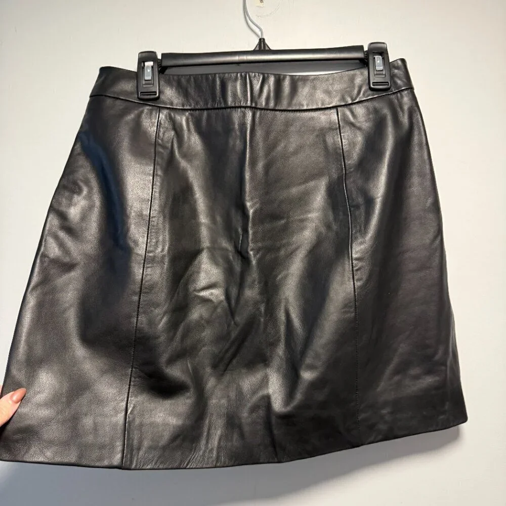 Lucky Brand NWT Leather Mini Skirt 10
